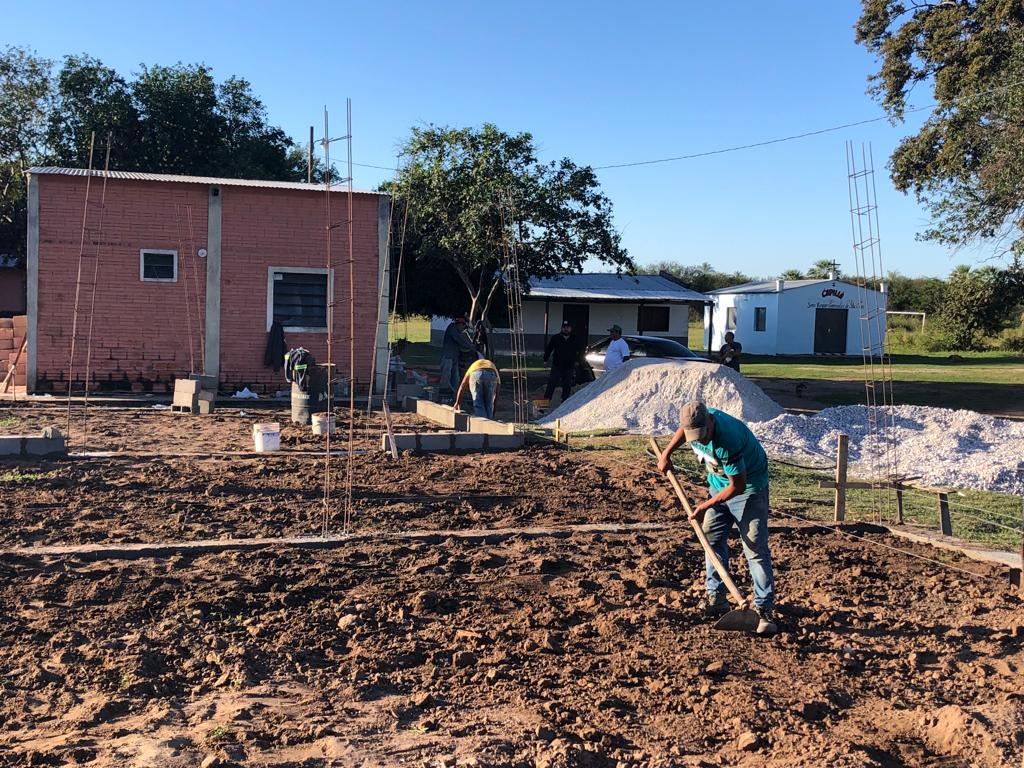 Avanza la construcción del «Nicho Lingüístico» en la comunidad Río Apa