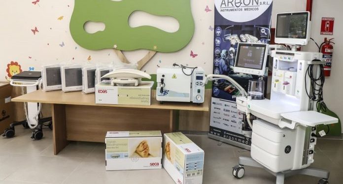 Nuevos equipos médicos fueron donados al Hospital “Niños de Acosta Ñu”