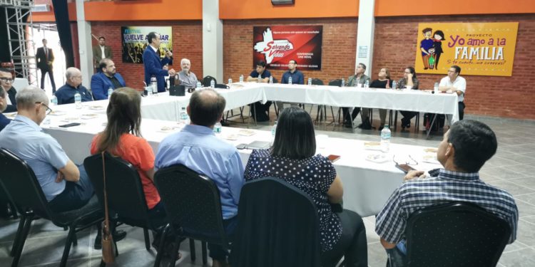 Capellanías Evangélicas Carcelarias se unieron y recibieron al ministro de Justicia electo Angel Barchini