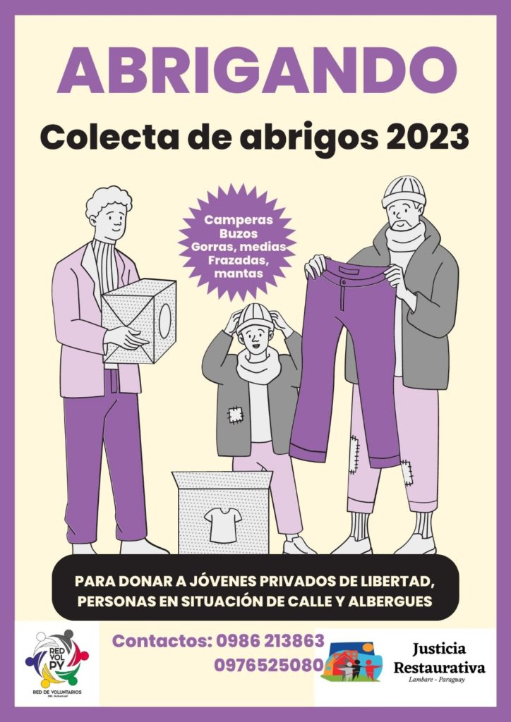 A fin de combatir el frío, recaudarán abrigos para personas en situación de vulnerabilidad A fin de combatir el frío, recaudarán abrigos para personas en situación de vulnerabilidad