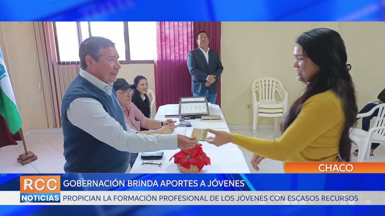 Gobernación de Boquerón propicia la formación de los jóvenes con escasos recursos