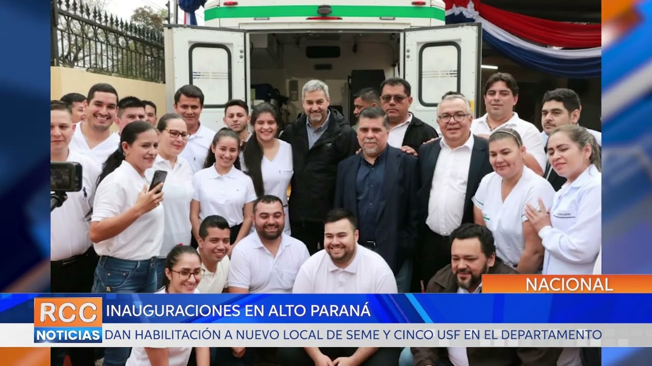 Presidente refuerza sistema sanitario en Alto Paraná
