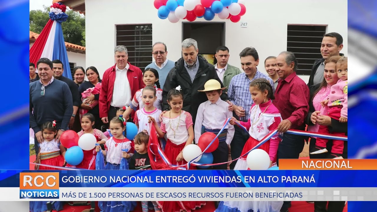 Alto Paraná: Más de 1.500 personas de escasos recursos fueron beneficiadas con viviendas
