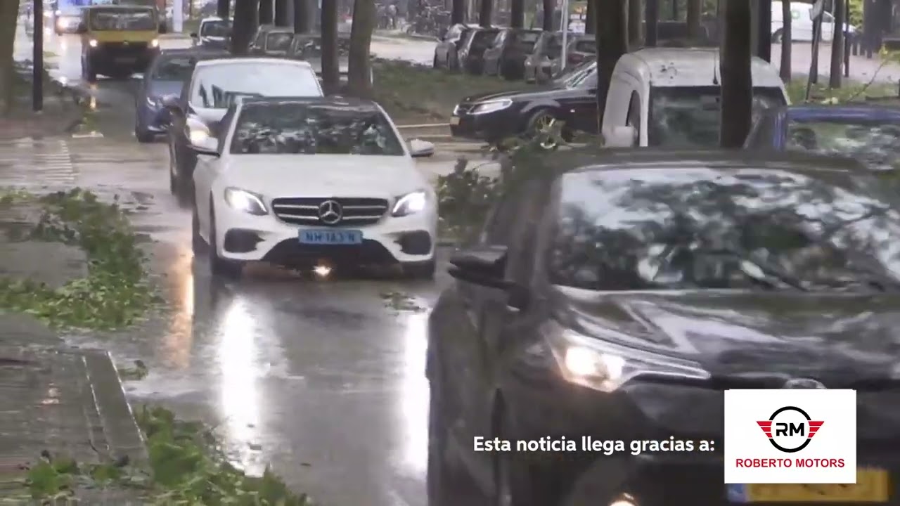 Países Bajos sufre la peor tormenta de verano de su historia