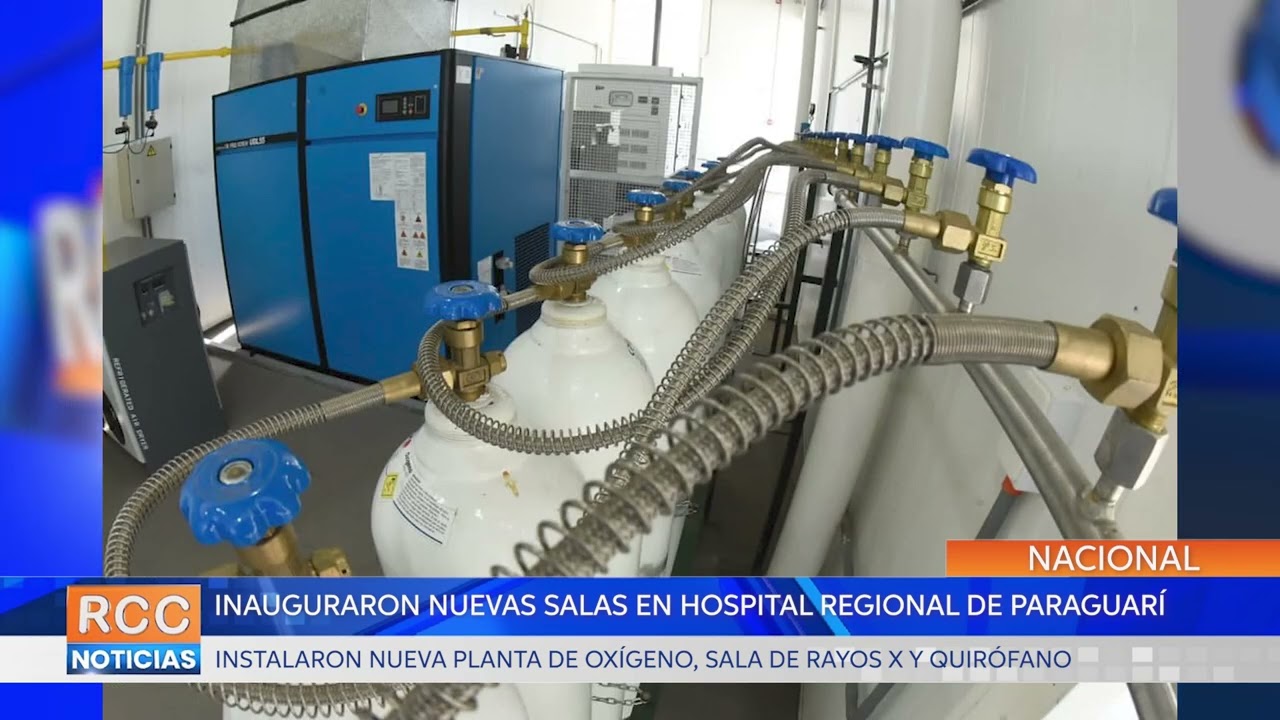 Inauguran nueva planta de oxígeno, sala de rayos de X y quirófano en Hospital Regional de Paraguarí