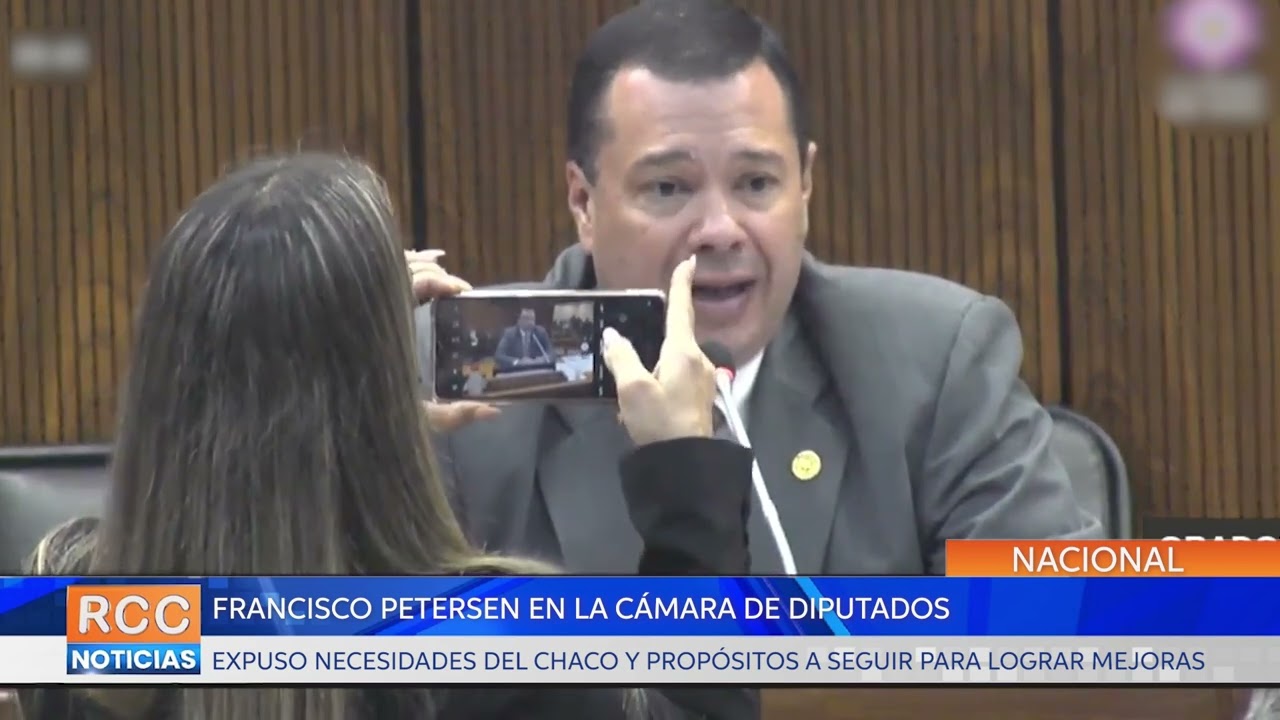 Francisco Petersen expone necesidades del Chaco ante el pleno de la Cámara de Diputados