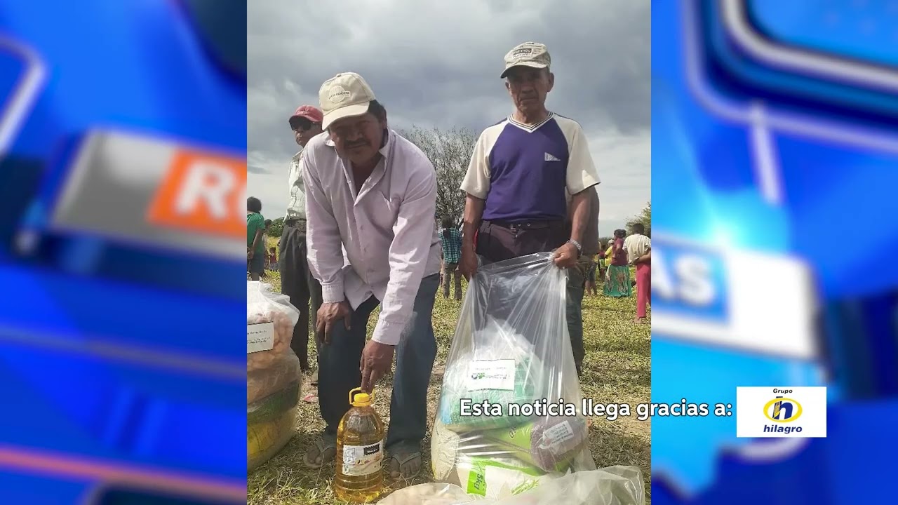 Kits de alimentos fueron distribuidos a comunidades indígenas afectadas por la sequía