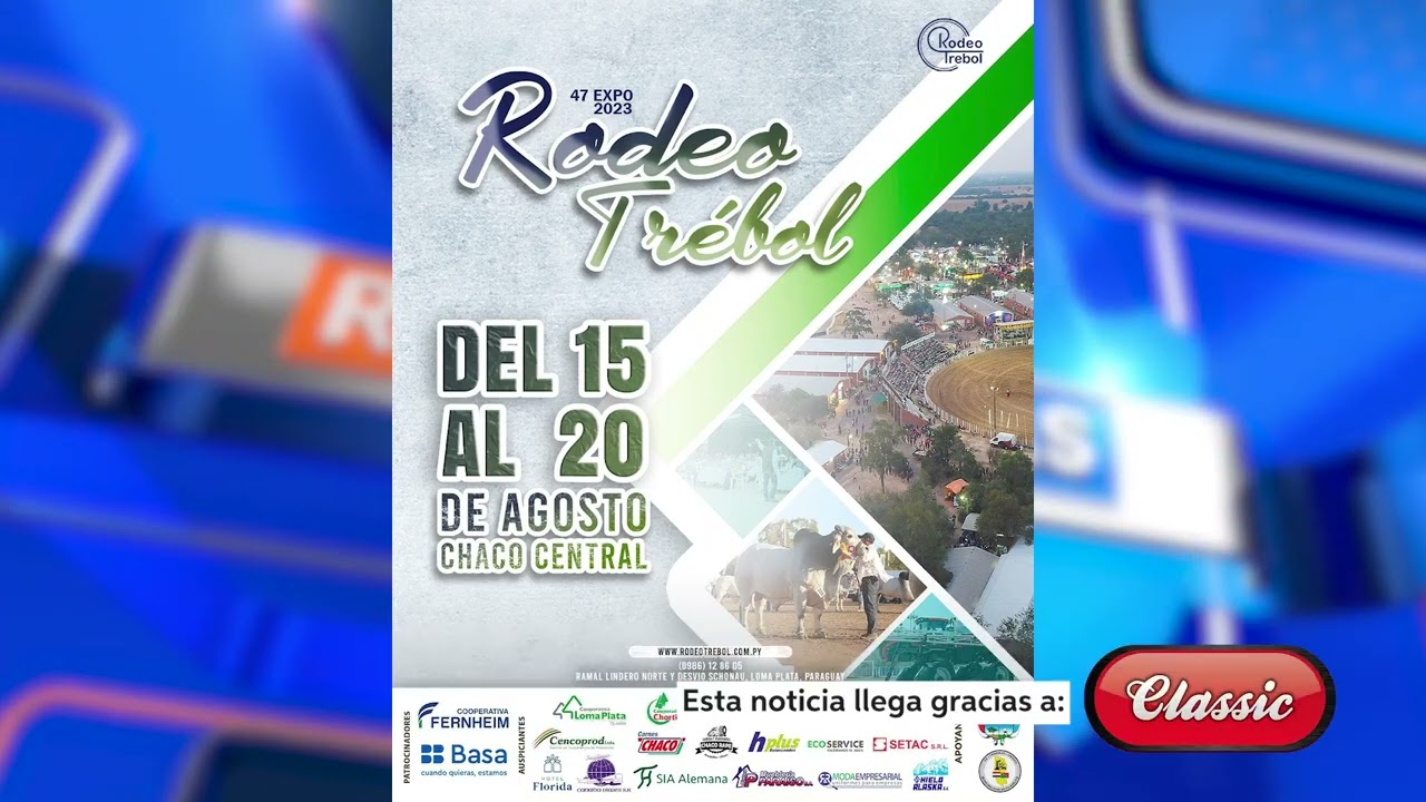 Realizan el lanzamiento oficial de la edición 47 de la Expo Rodeo Trébol