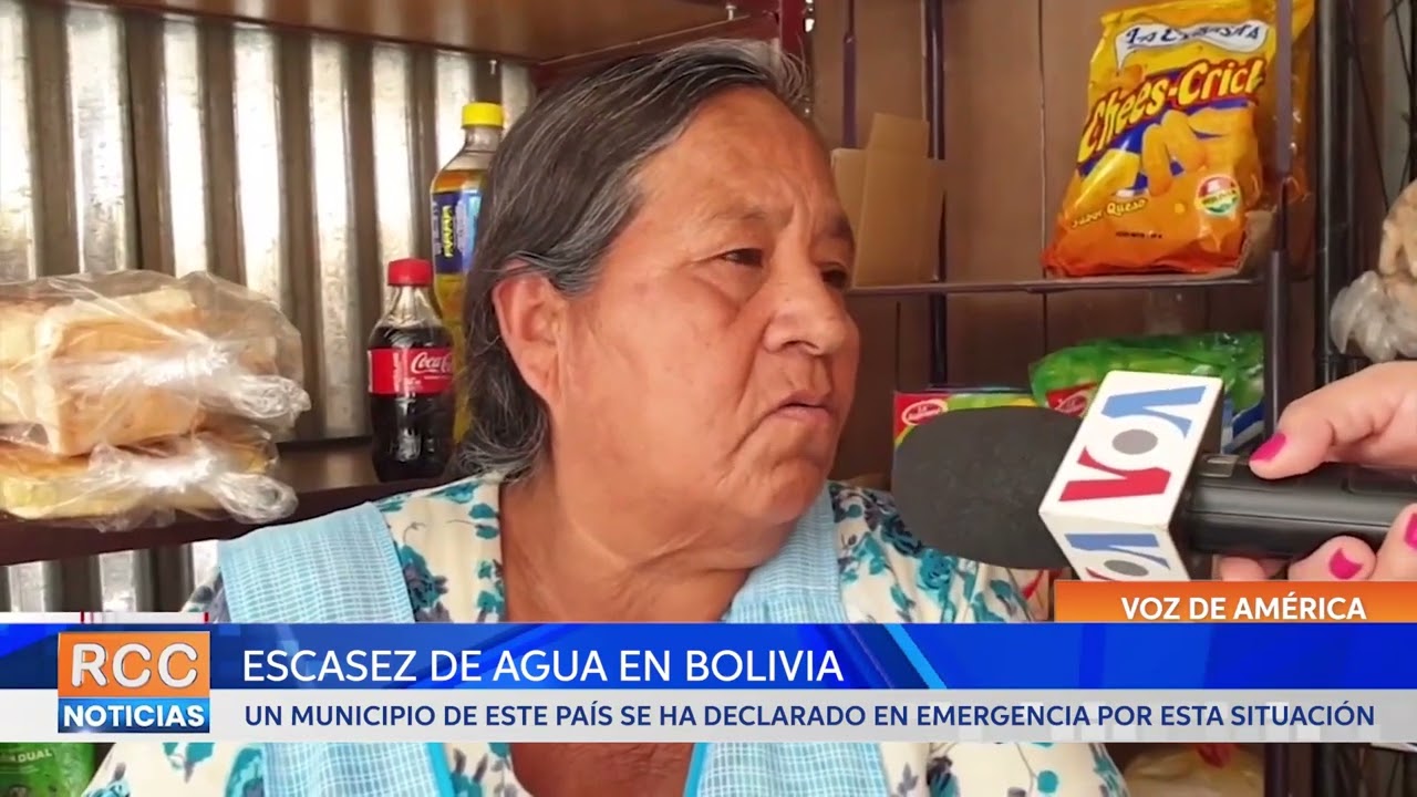 Región de Bolivia sufre la escasez de agua debido al cambio climático