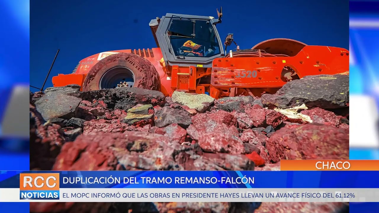 Obras de duplicación del tramo Remanso – Falcón cuenta con un avance del 60%