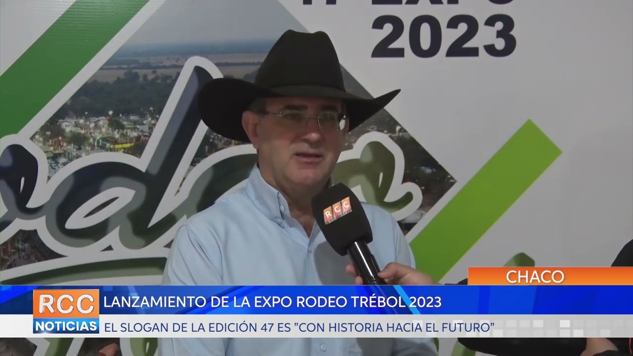 Realizan el lanzamiento oficial de la Expo Rodeo Trébol 2023