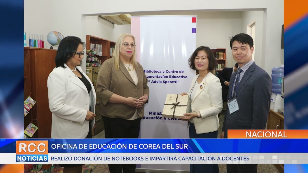 Oficina de Educación de Corea del Sur donó notebooks e impartirá capacitaciones a docentes