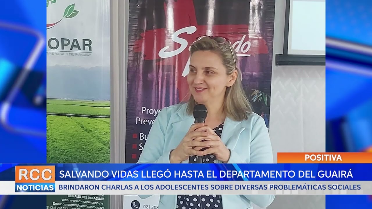 Salvando Vidas llegó hasta el Departamento del Guairá