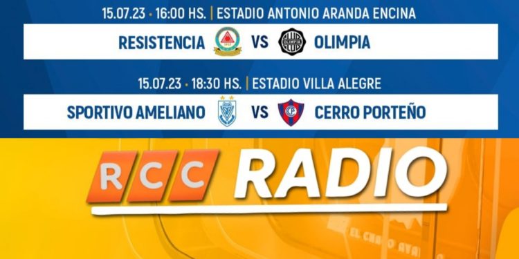 RCC Radio te trae las emociones de los partidos de Olimpia y Cerro Porteño