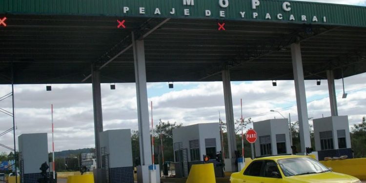 Nuevas tarifas del peaje en el puesto de Ypacaraí rigen desde este martes