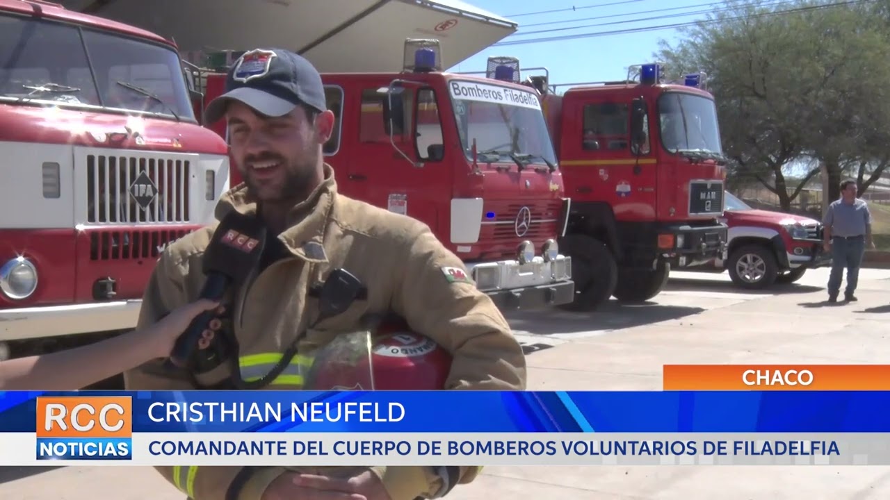 Homenajean a bomberos voluntarios de Filadelfia en su día