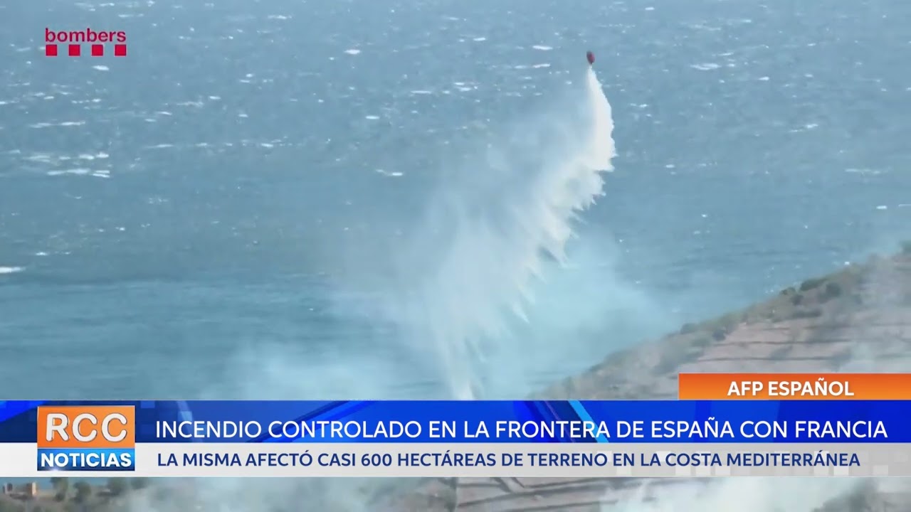 Controlado el incendio en la frontera de España con Francia