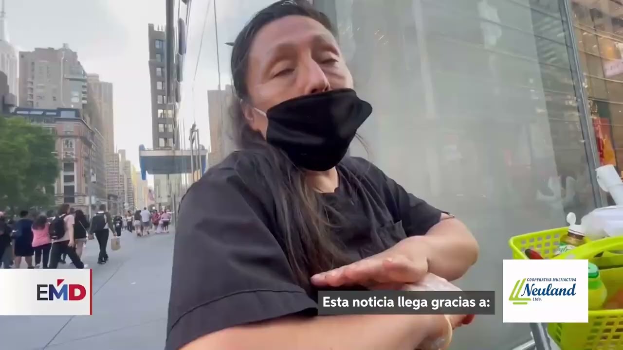 Migrantes en Nueva York se dedican a ventas ambulantes para subsistir