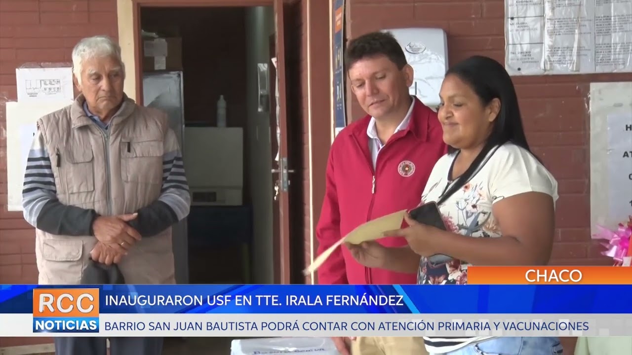 Autoridades y pobladores inauguran Unidad de Salud Familiar en Irala Fernández