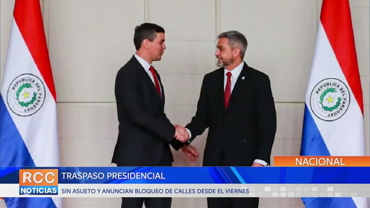 Traspaso Presidencial: Sin asueto, autoridades anuncian bloqueo de calles desde el viernes