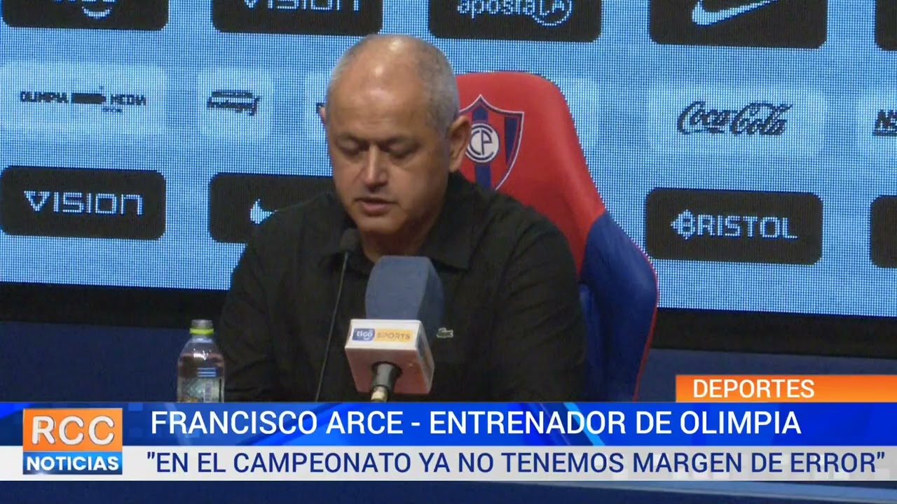 Cerro Porteño vs Olimpia: Conferencia de prensa del entrenador Francisco Arce