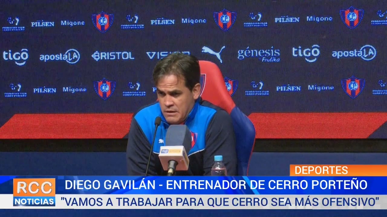 Cerro Porteño vs Olimpia: Conferencia de prensa del entrenador Diego Gavilán