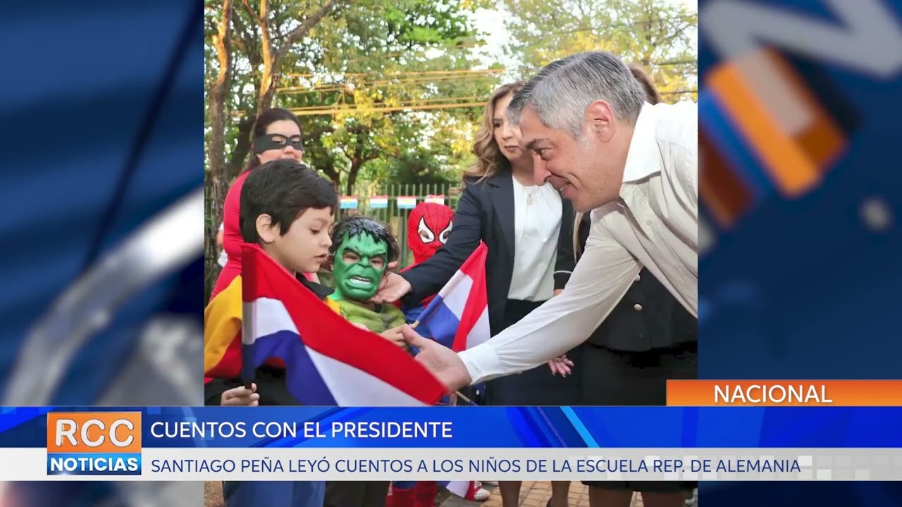 “Cuentos con el Presidente” la primera actividad oficial de Santiago Peña