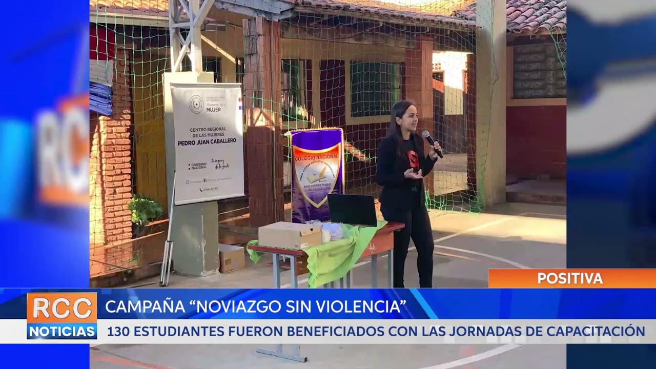 Campaña “Noviazgo sin Violencia” llegó a más de 100 estudiantes de Pedro Juan Caballero