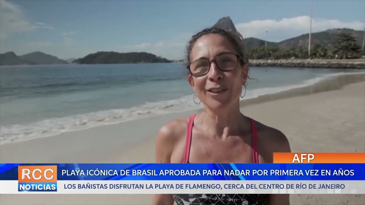 Playa icónica de Brasil aprobada para nadar por primera vez en años