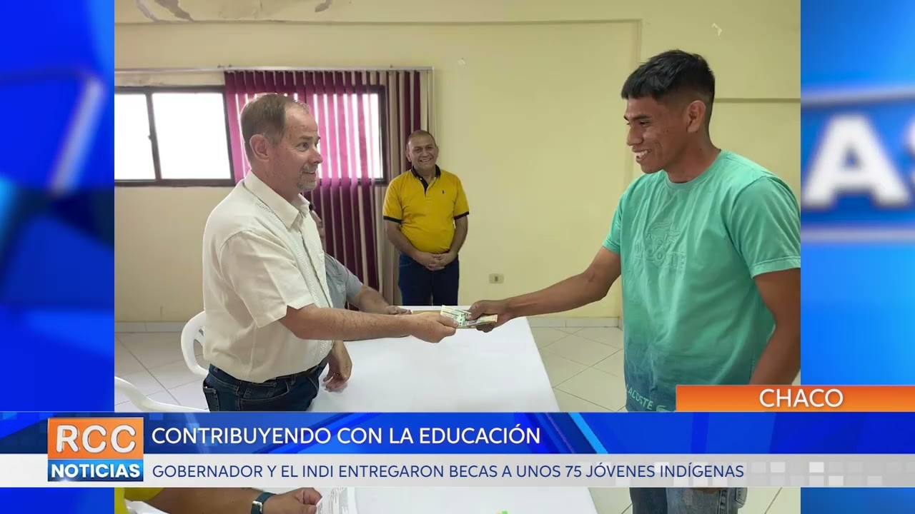 Más de 50 estudiantes de Boquerón resultaron beneficiados con becas por parte de la Gobernación