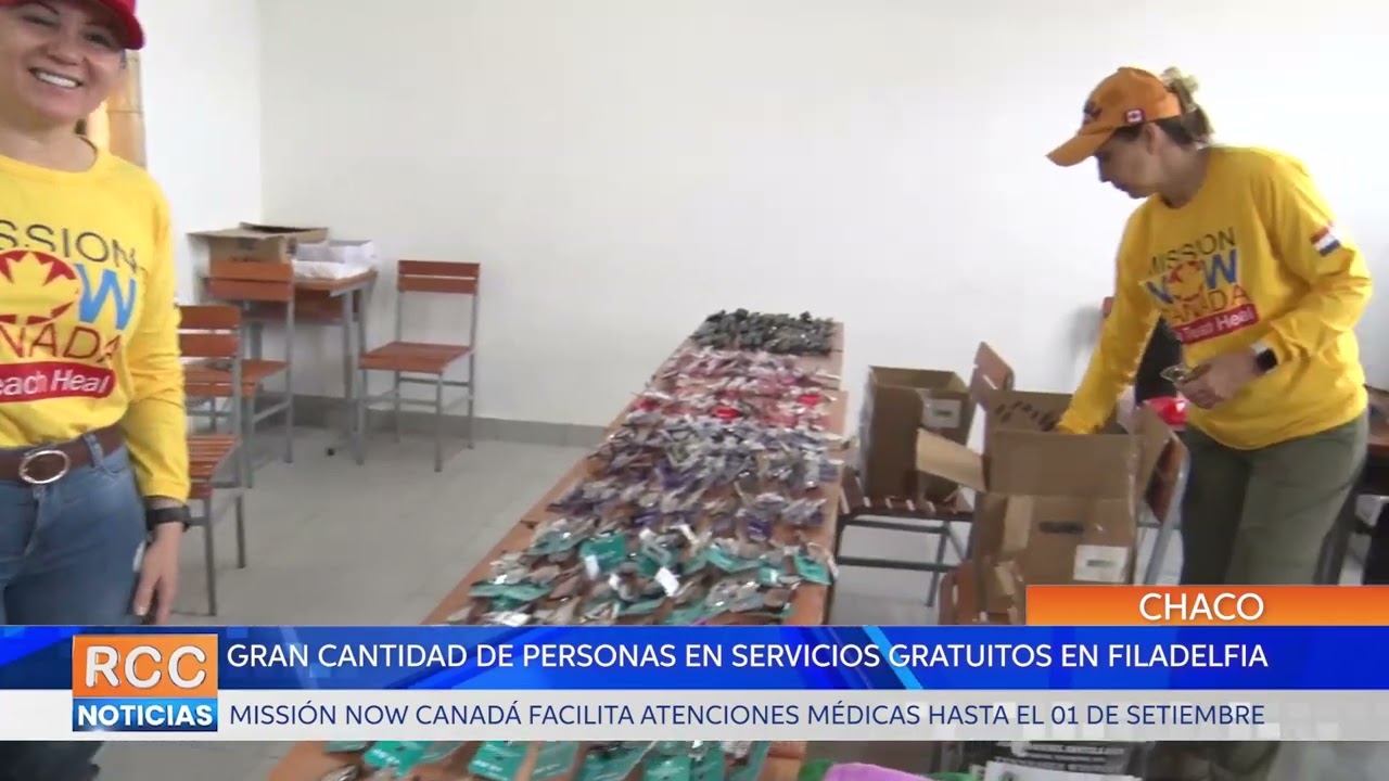 Cientos de personas acceden a las diferentes atenciones otorgadas esta semana en Filadelfia