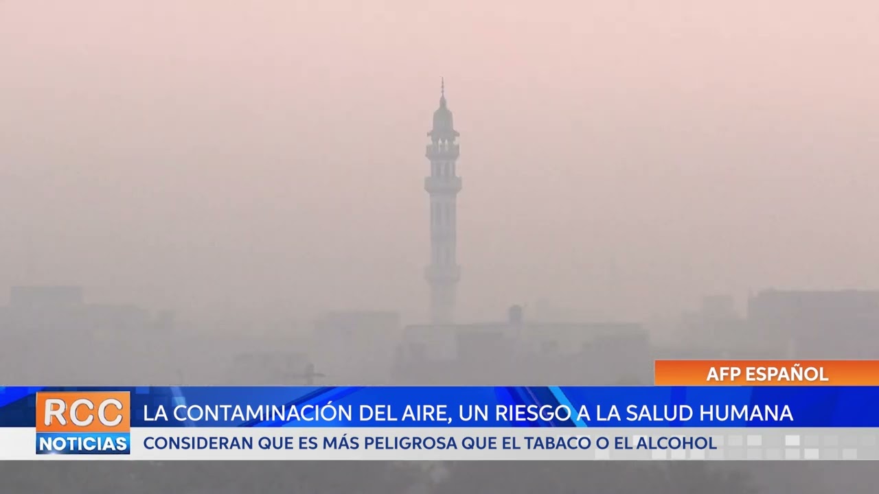 Según estudio, la contaminación del aire es el mayor riesgo a la salud humana