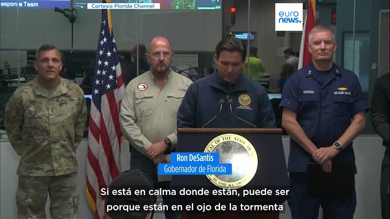 El huracán Idalia toca tierra en Florida con vientos de 205 km/h