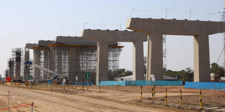 Puente de la Bioceánica: viaductos de acceso toman forma del lado paraguayo Puente de la Bioceánica: viaductos de acceso toman forma del lado paraguayo