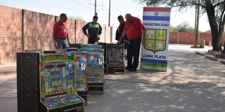 Municipalidad de Loma Plata continua al acecho de máquinas tragamonedas