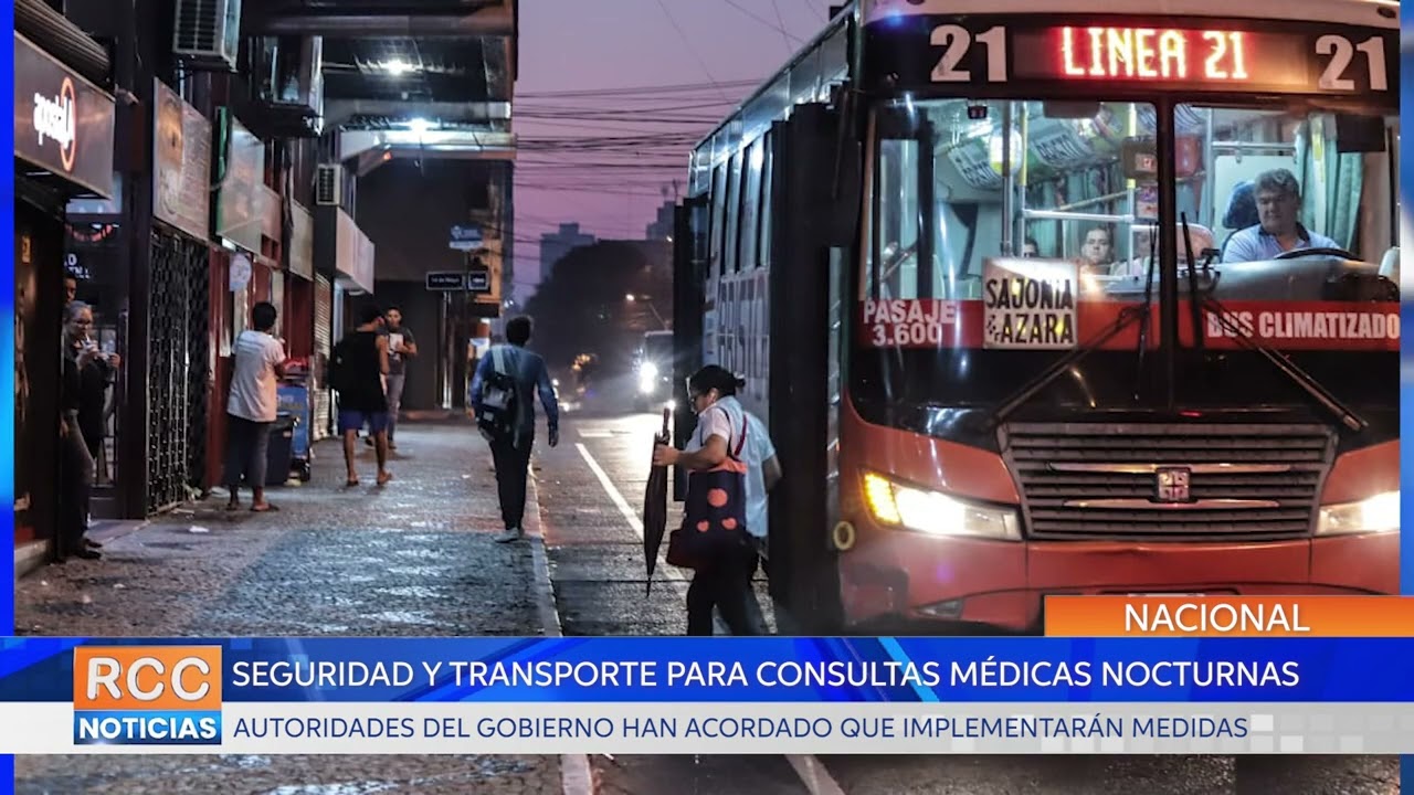 Autoridades afirman que garantizarán seguridad y transporte para consultas médicas nocturnas