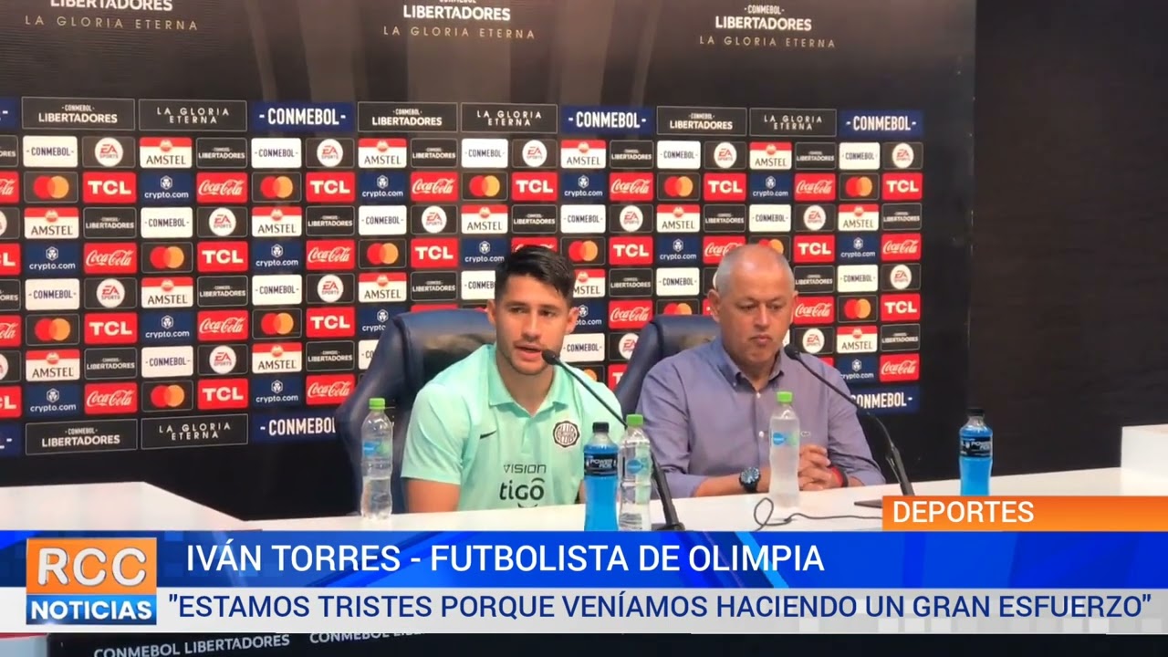 Olimpia vs. Fluminense: Palabras del futbolista Iván Torres