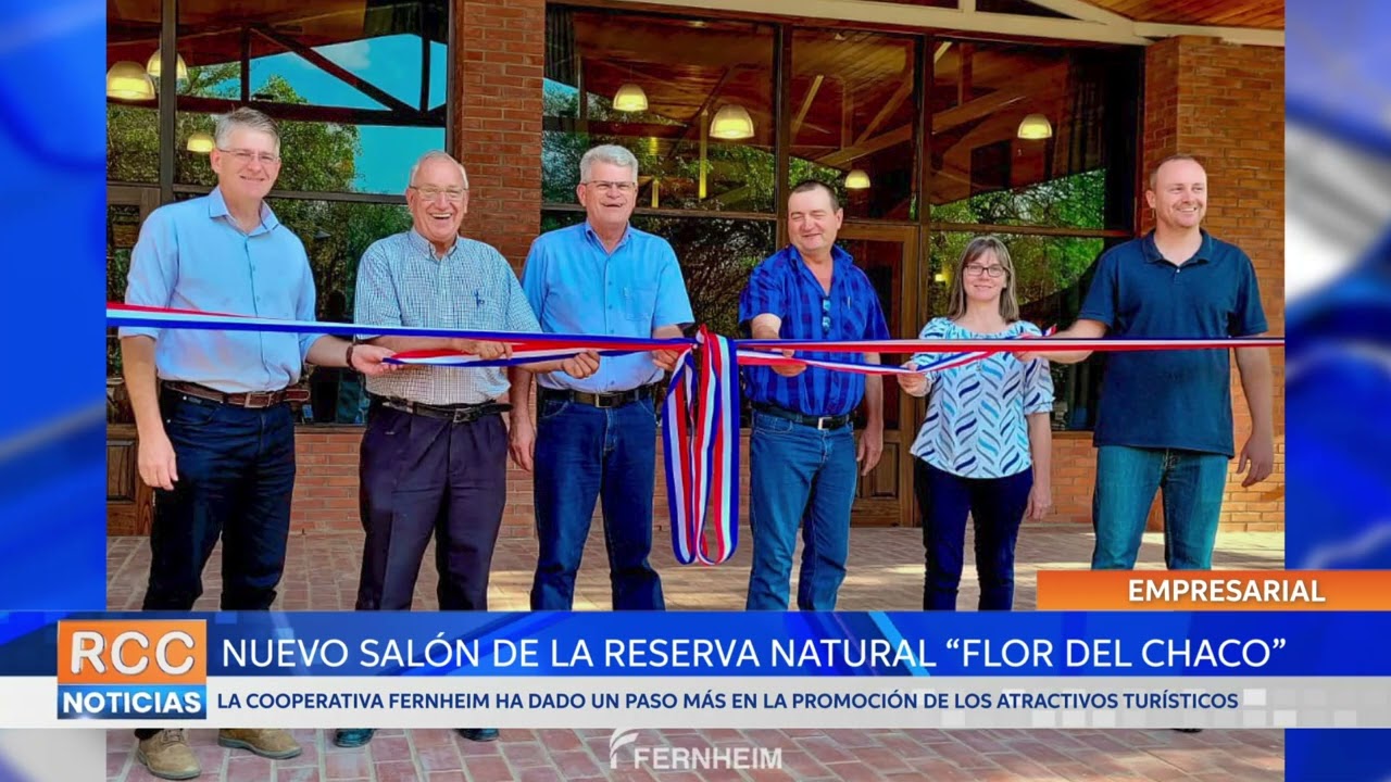 Cooperativa Fernheim inauguró nuevo salón de la reserva natural “Flor del Chaco”