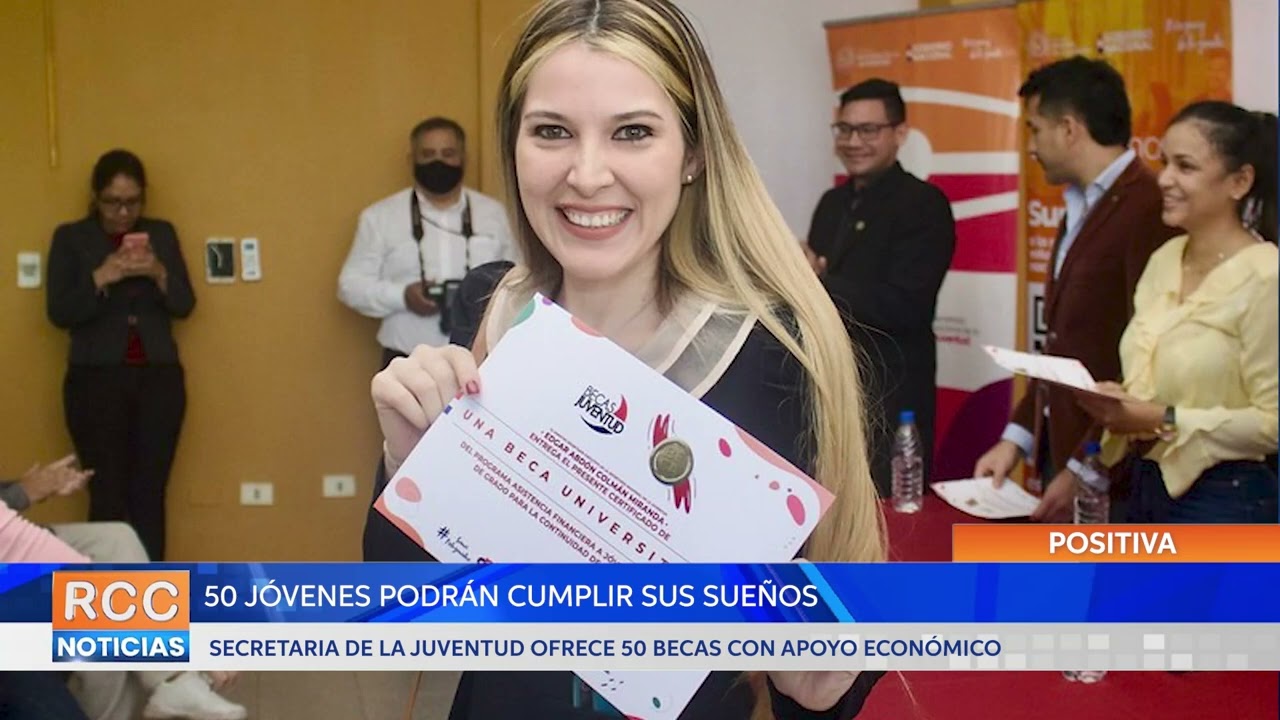 Unos 50 jóvenes destacados podrán acceder a becas de la Secretaría Nacional de la Juventud