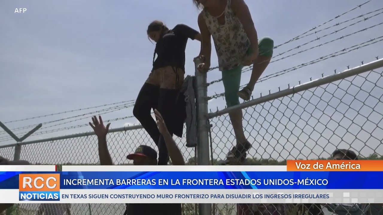 Texas incrementa barreras en frontera con México