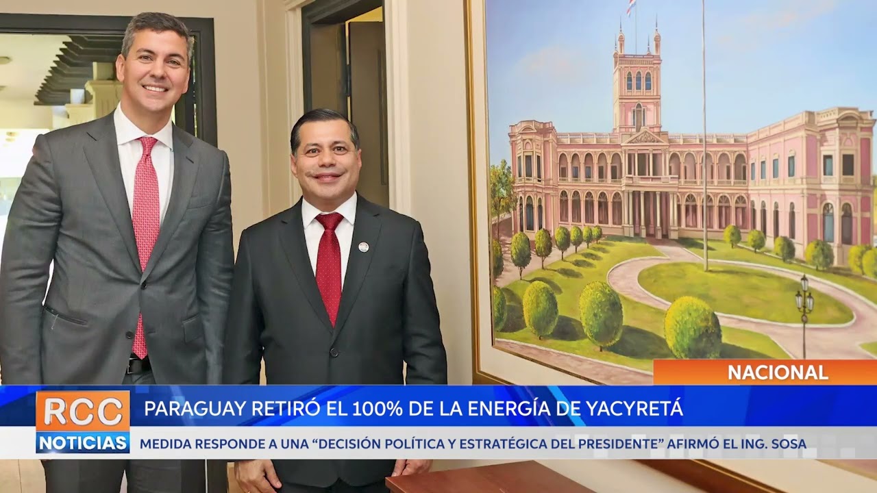 Paraguay está capacitado para el retiro total de la energía de la EBY, según titular de la ANDE