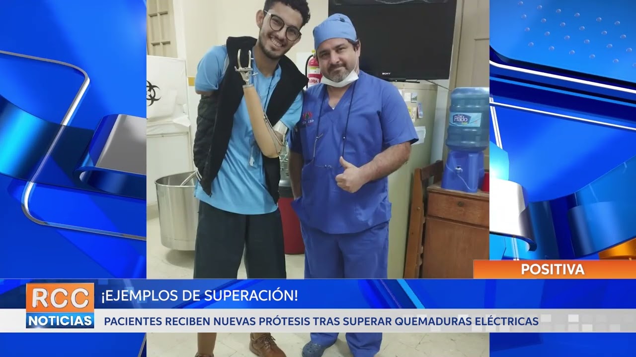 ¡Ejemplos de Superación! Pacientes reciben nuevas prótesis tras superar quemaduras eléctricas
