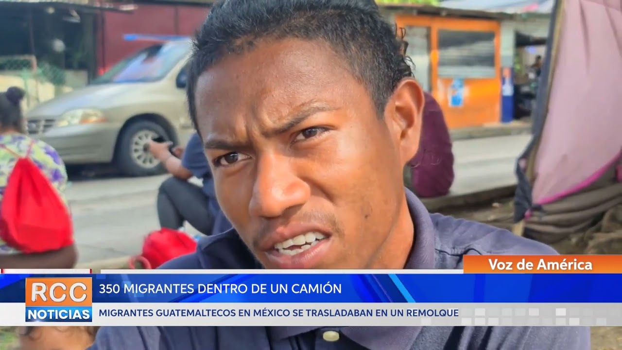 Hallan a 350 migrantes dentro de un camión en México