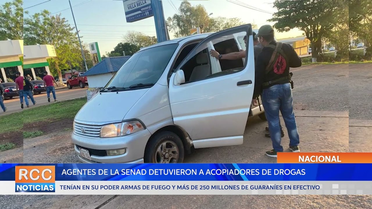 Agentes de la Senad detuvieron a acopiadores de drogas con armas y más de 250 millones en Amambay