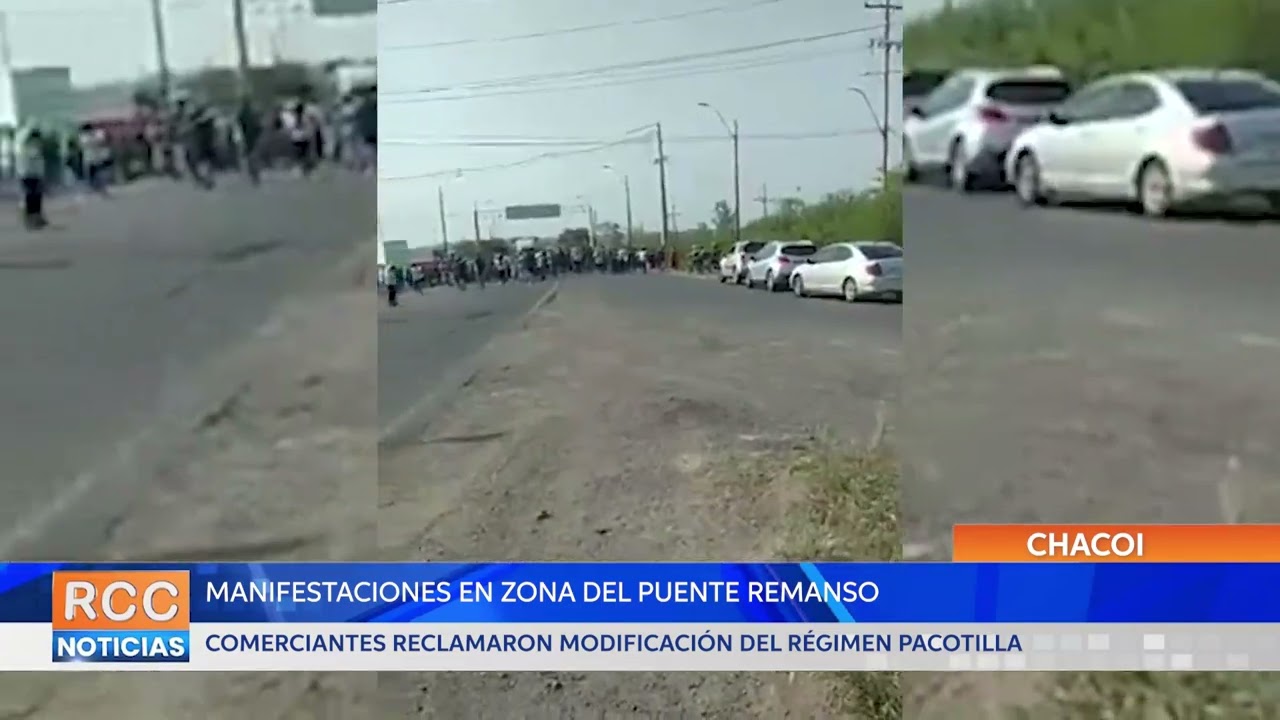 Manifestantes se hicieron sentir en zona del Puente Remanso en contra del régimen pacotilla