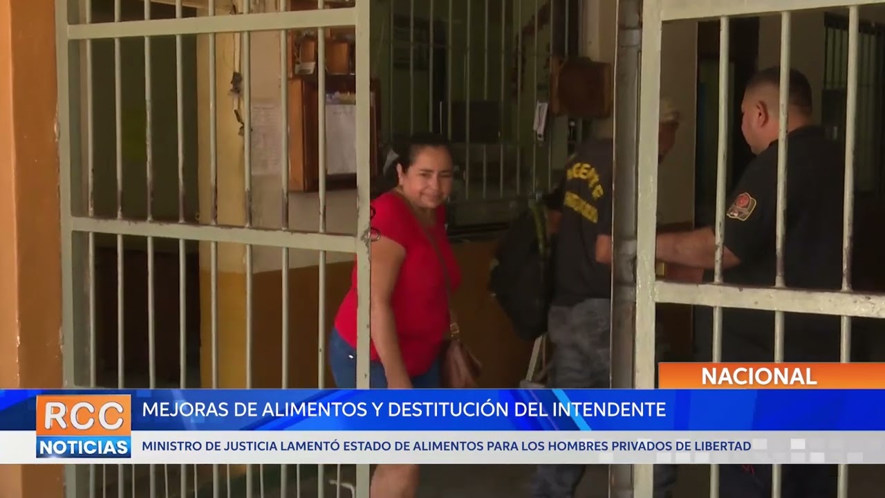 Ministro de Justicia dispuso mejorar la alimentación en Tacumbú y la destitución del intendente