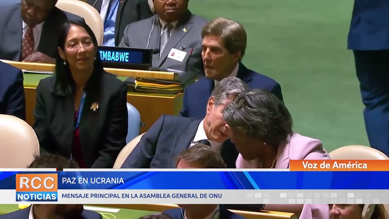 Paz en Ucrania: mensaje principal en la Asamblea General de ONU