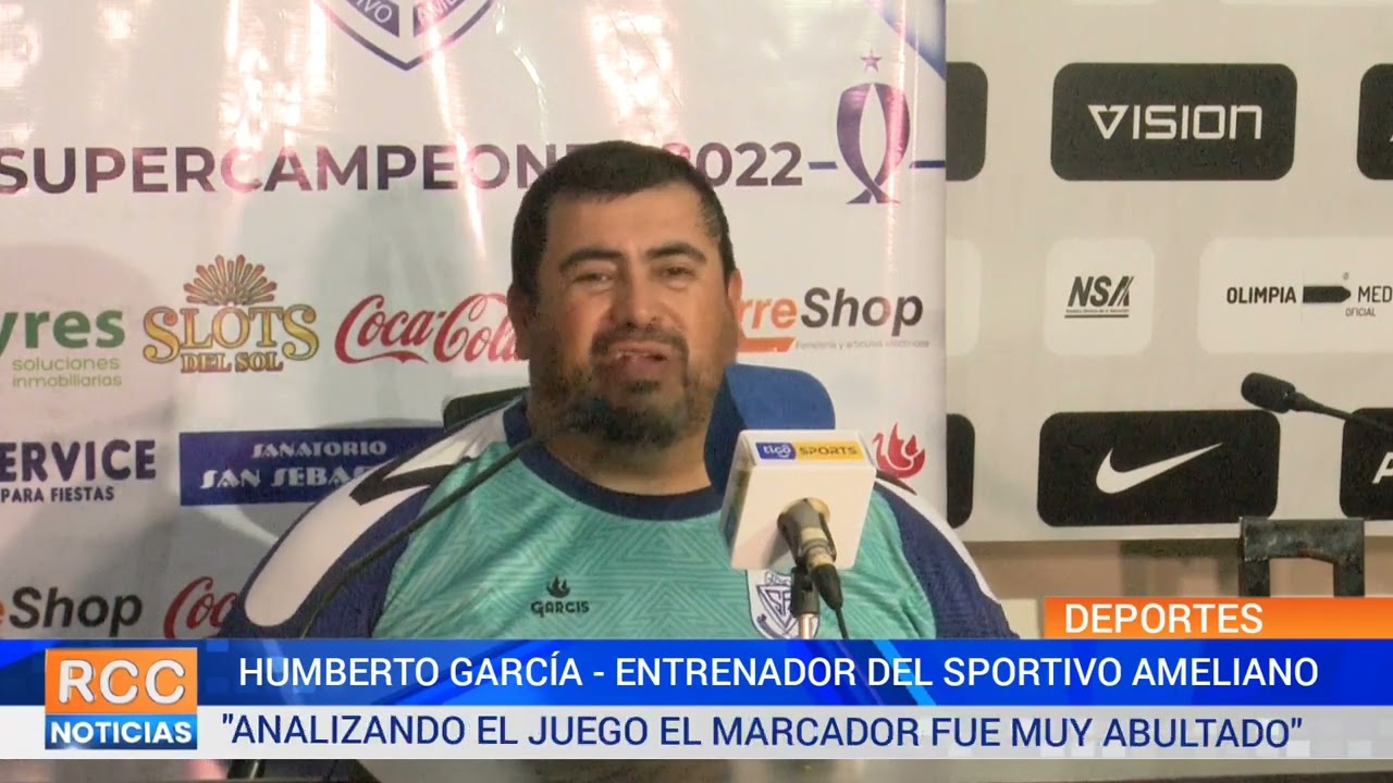 Olimpia vs. Sportivo Ameliano: Palabras del entrenador Humberto García