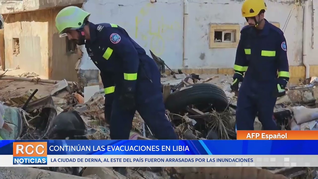 Más de 43.000 evacuados en Libia por las inundaciones