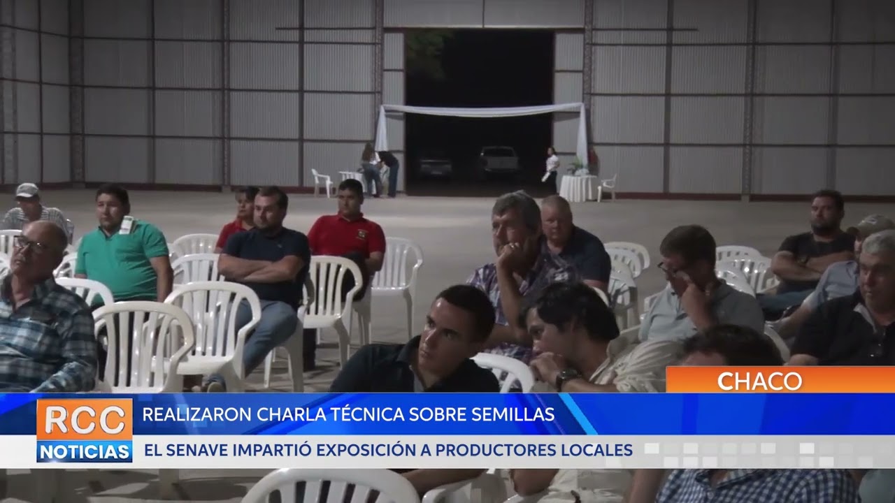 Desarrollaron charla técnica sobre semillas en presencia de productores chaqueños